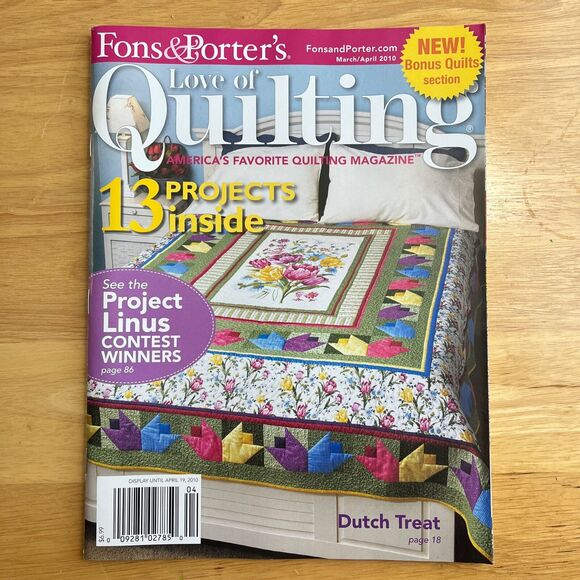 Magazine Lot Fons and Porters Love of Quilting Includes Special Edition - Picture 10 of 16
